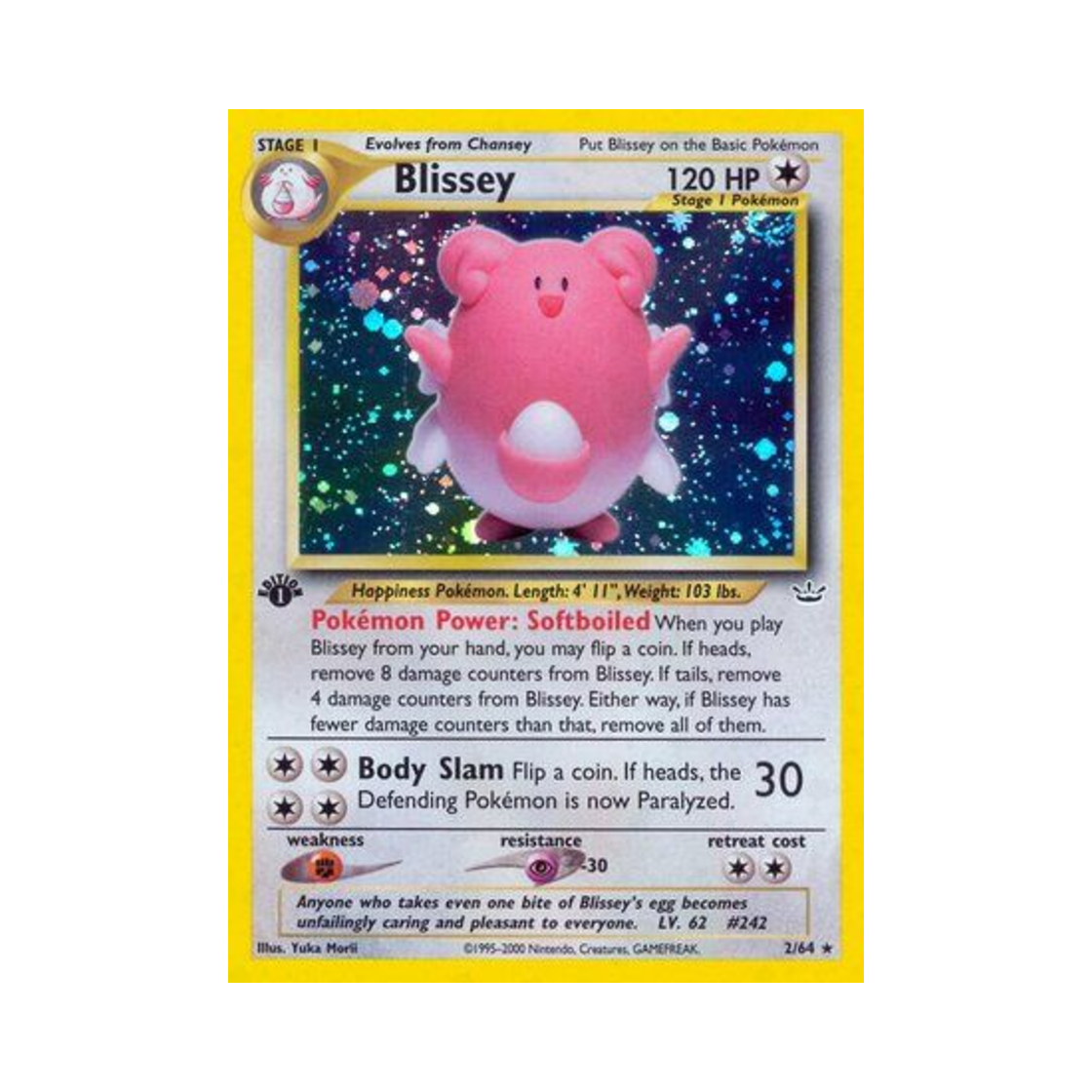 포켓몬 TCG 해피너스 RH 네오 레버레이션 (영문판)(Pokemon TCG Blissey RH Neo Revelation (English Ver.)) - 1