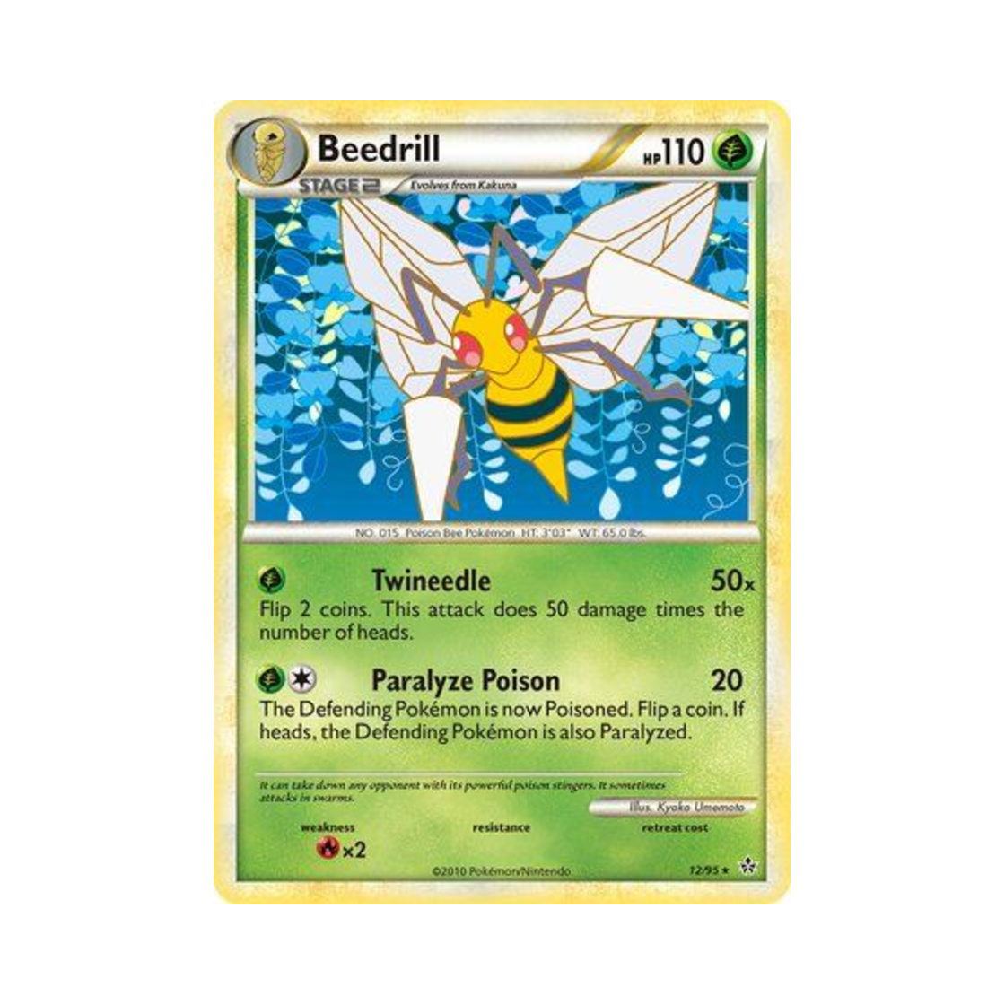 포켓몬 TCG 독침붕 R 언리쉬드 (영문판)(Pokemon TCG Beedrill R Unleashed (English Ver.)) - 1