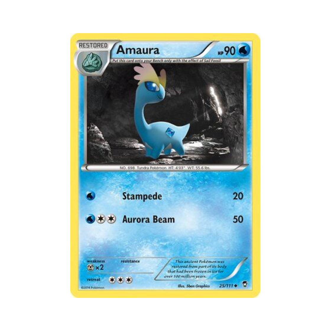 포켓몬 TCG 아마루스 U 퓨리어스 피스트 (영문판)(Pokemon TCG Amaura U Furious Fists (English Ver.)) - 1