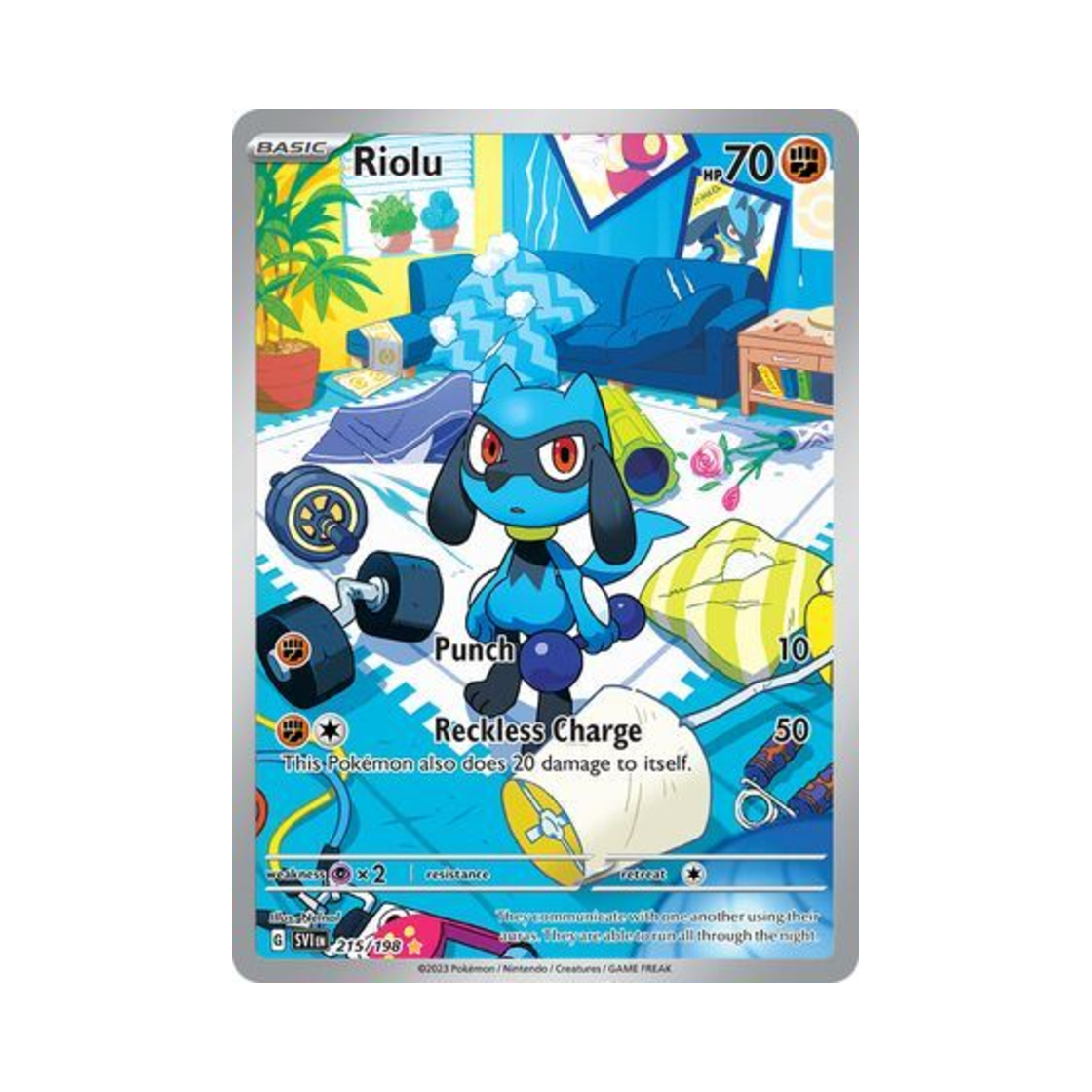 포켓몬 TCG 리오르 IR 스칼렛 & 바이올렛 (영문판)(Pokemon TCG Riolu IR Scarlet & Violet (English Ver.)) - 1