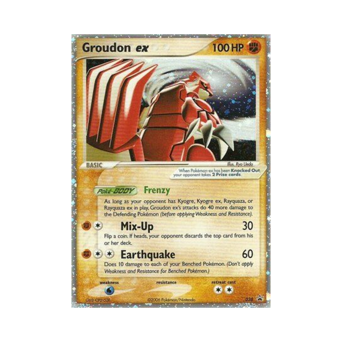 포켓몬 TCG 그란돈 ex P 닌텐도 프로모카드 (영문판)(Pokemon TCG Groudon ex P Nintendo Promos (English Ver.)) - 1