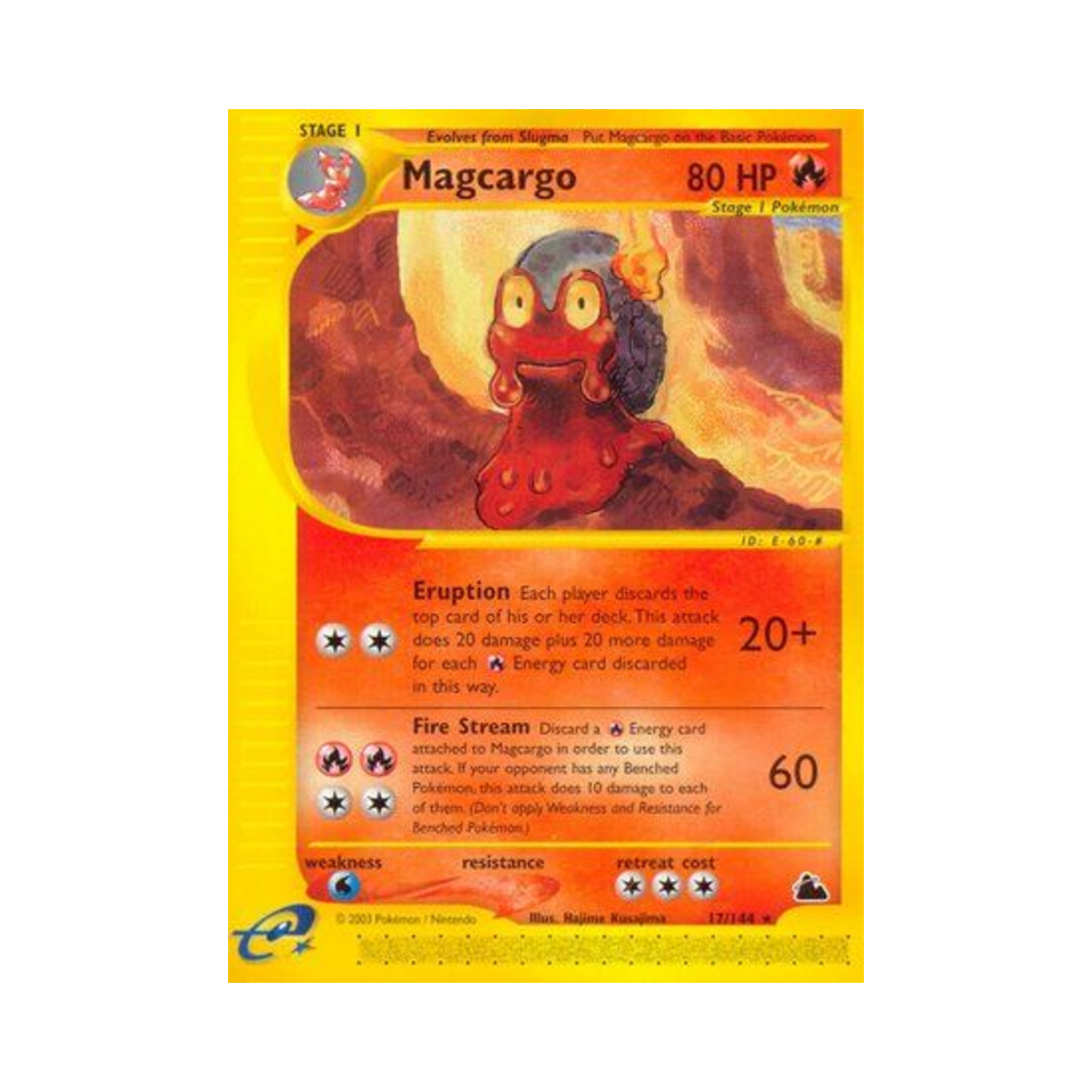 포켓몬 TCG 마그카르고 R 스카이리지 (영문판)(Pokemon TCG Magcargo R Skyridge (English Ver.)) - 1