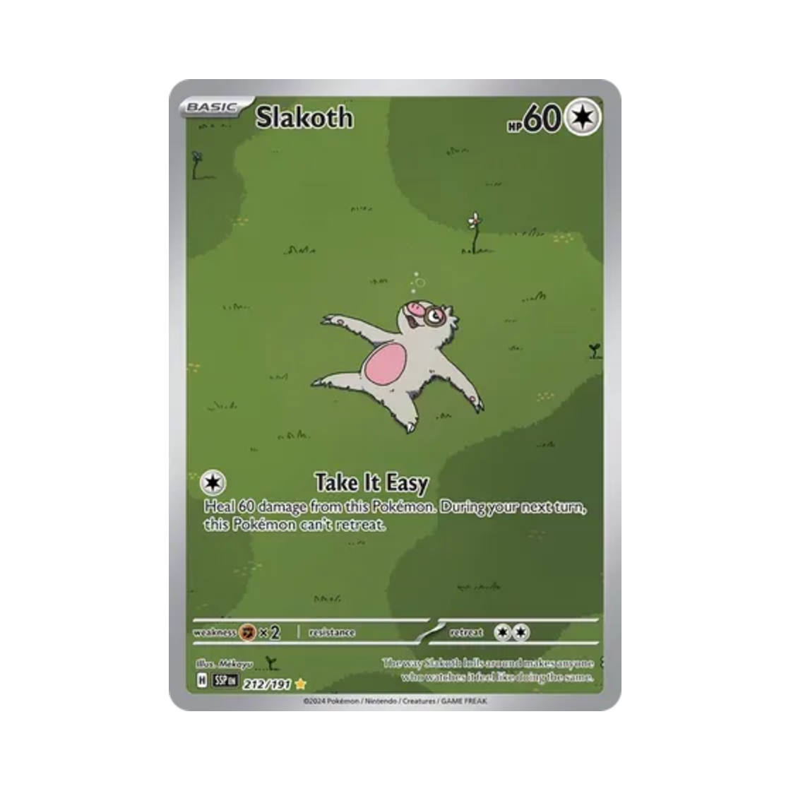 포켓몬 TCG 게을로 IR 서징 스파크 (영문판)(Pokemon TCG Slakoth IR Surging Sparks (English Ver.)) - 1