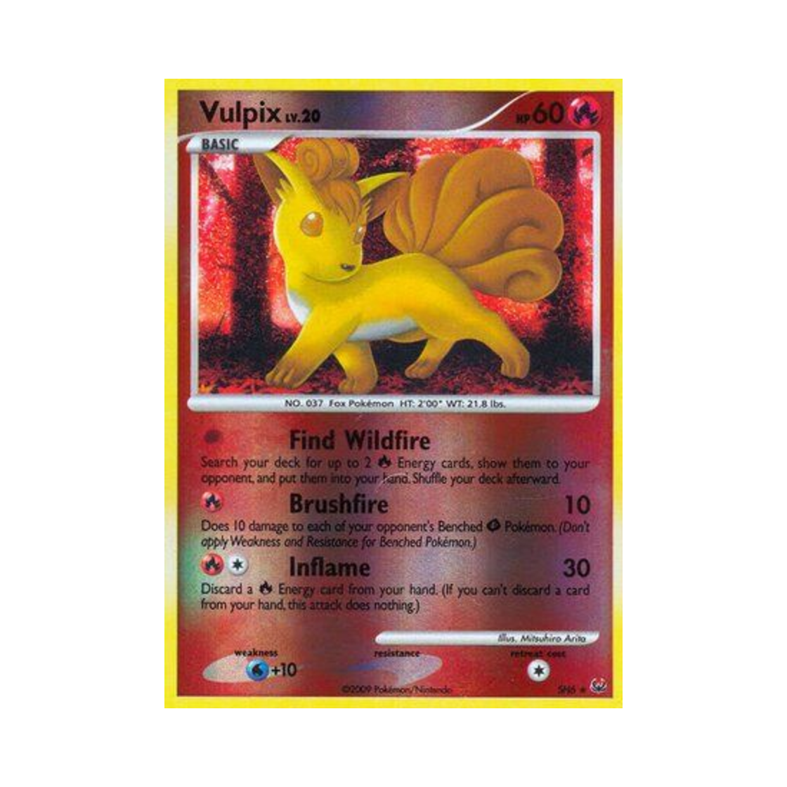포켓몬 TCG 식스테일 RH 플래티넘 (영문판)(Pokemon TCG Vulpix RH Platinum (English Ver.)) - 1