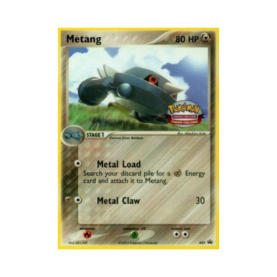 포켓몬 TCG 메탕구 P 닌텐도 프로모카드 (영문판)(Pokemon TCG Metang P Nintendo Promos (English Ver.)) - 1