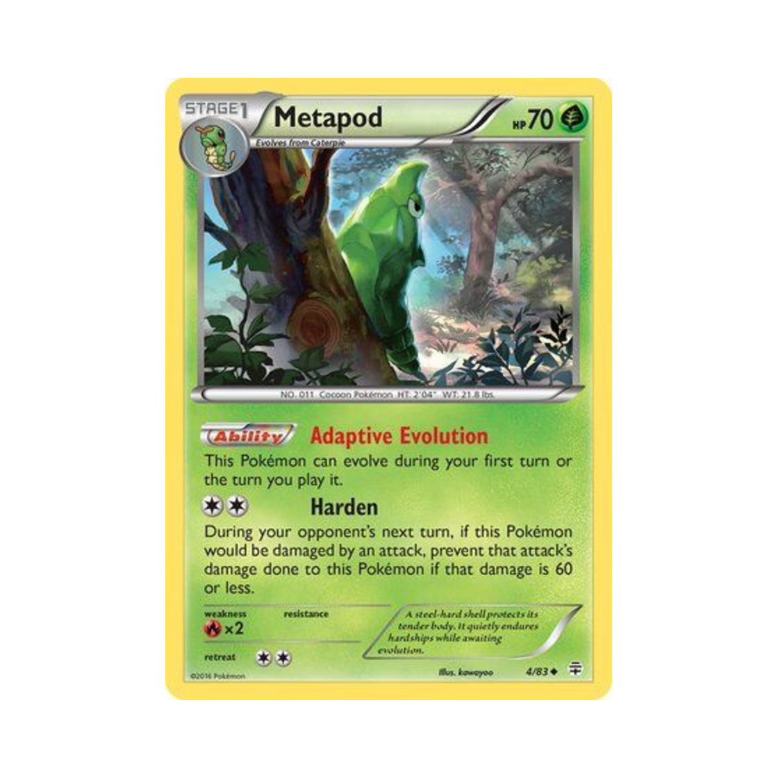 포켓몬 TCG 단데기 U 제네레이션즈 (영문판)(Pokemon TCG Metapod U Generations (English Ver.))