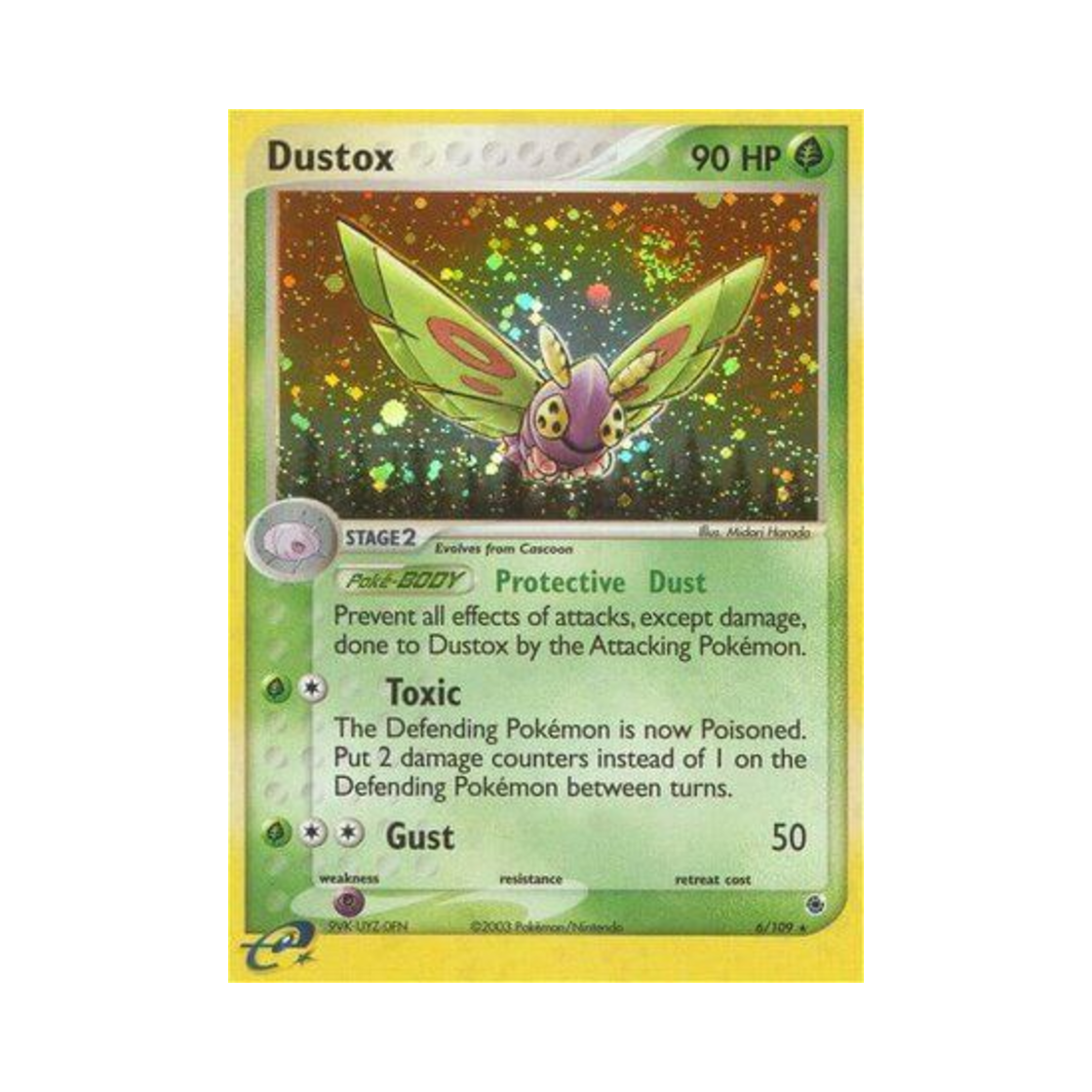 포켓몬 TCG 독케일 RH EX 루비 & 사파이어 (영문판)(Pokemon TCG Dustox RH EX Ruby & Sapphire (English Ver.))