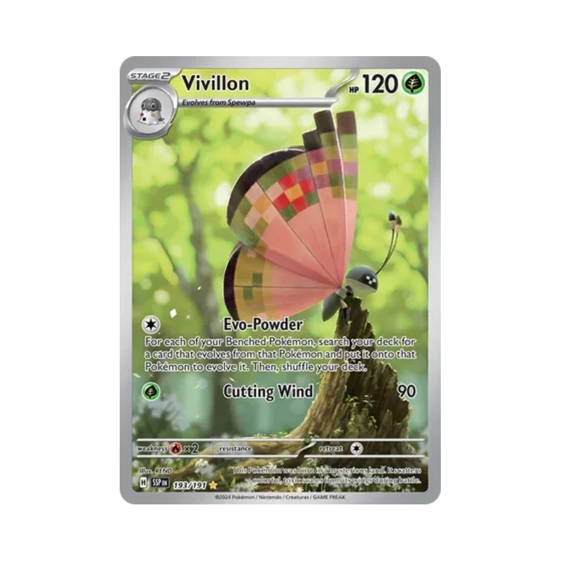 포켓몬 TCG 비비용 IR 서징 스파크 (영문판)(Pokemon TCG Vivillon IR Surging Sparks (English Ver.)) - 1