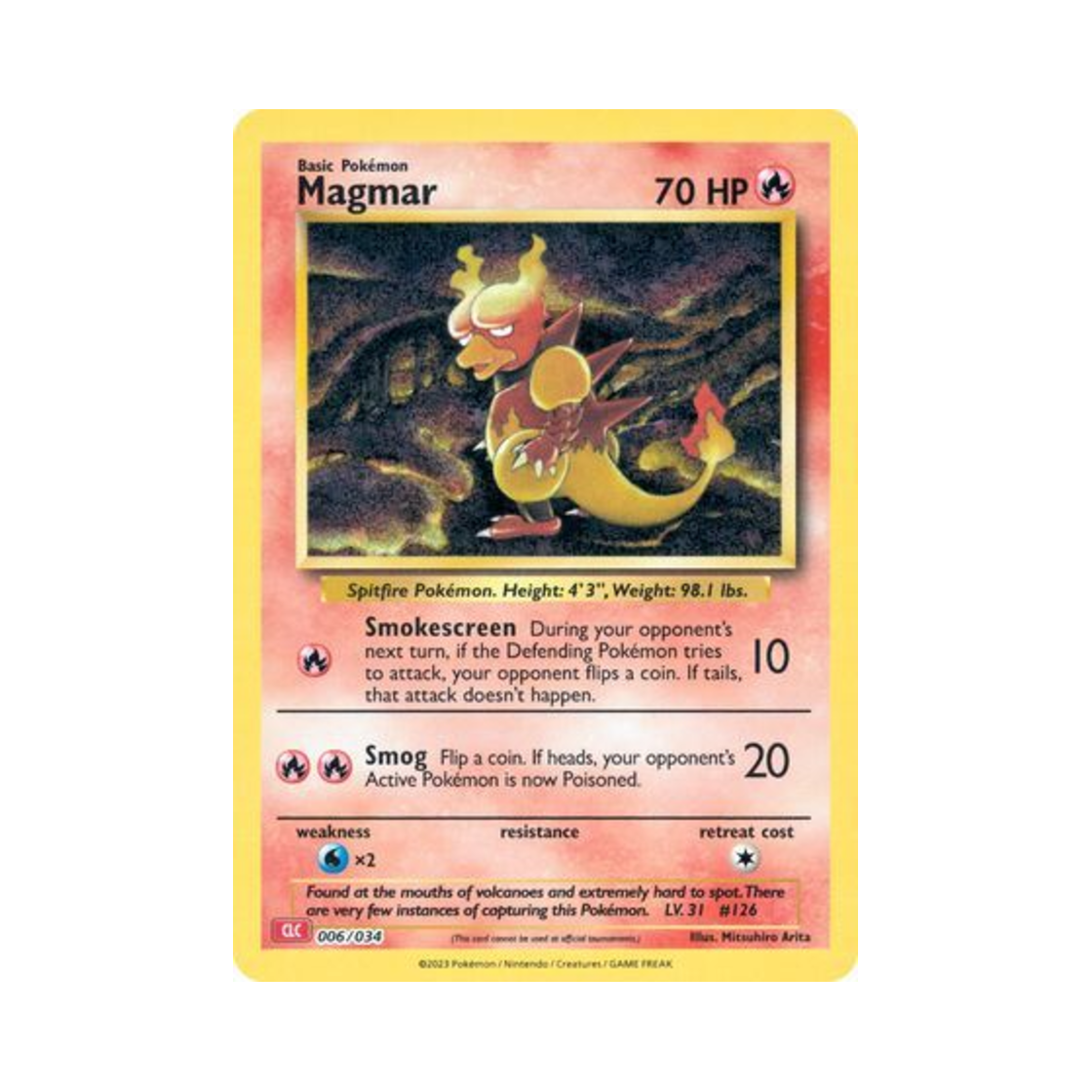 포켓몬 TCG 마그마 포켓몬 TCG 클래식 (영문판)(Pokemon TCG Magmar Pokemon TCG Classic (English Ver.))