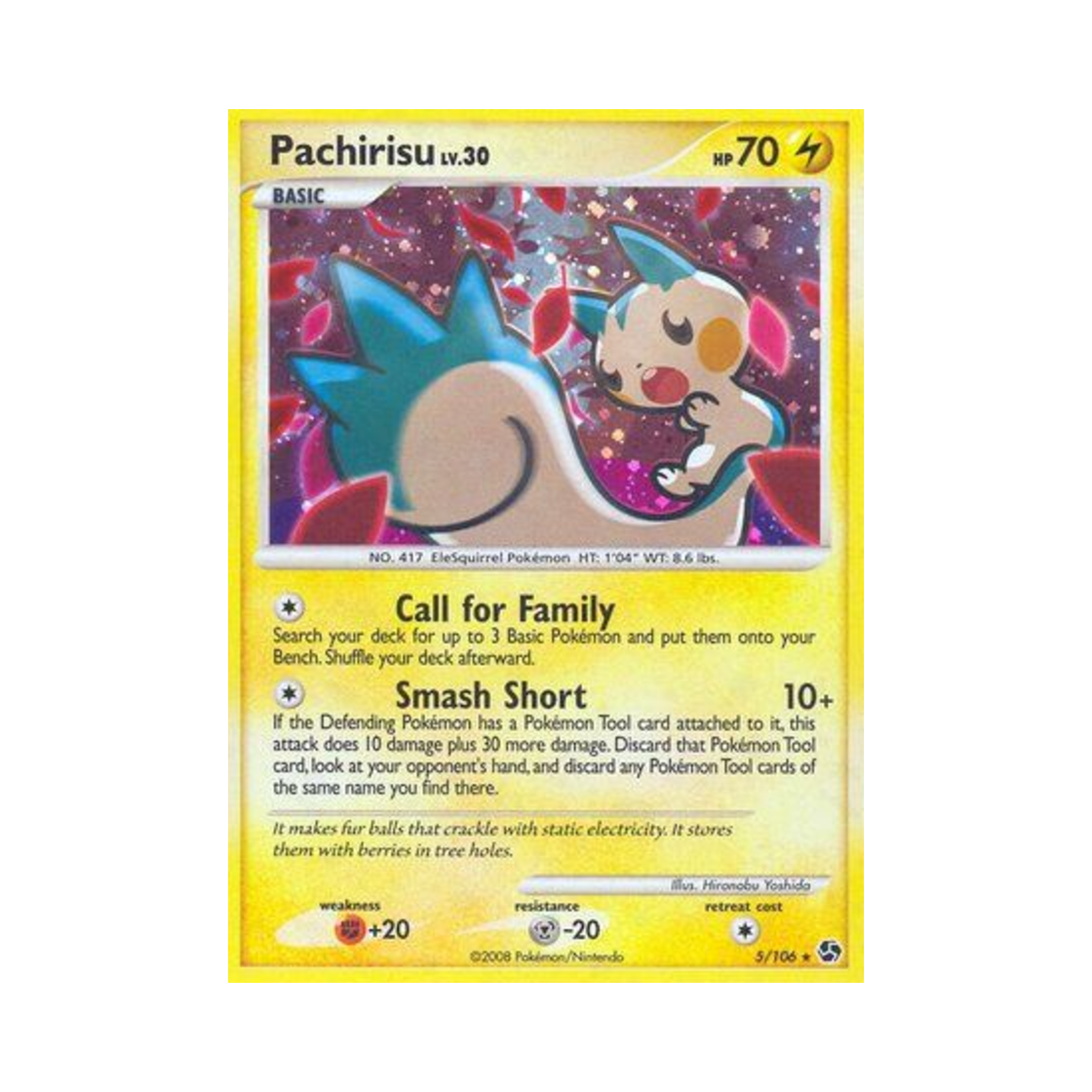 포켓몬 TCG 파치리스 RH 그레이트 인카운터스 (영문판)(Pokemon TCG Pachirisu RH Great Encounters (English Ver.))