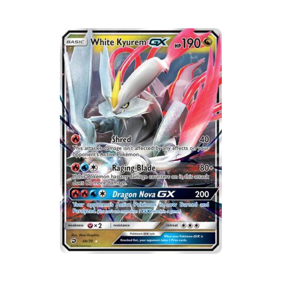 포켓몬 TCG 화이트 큐레무 GX RHG 드래곤 마제스티 (영문판)(Pokemon TCG White Kyurem GX RHG Dragon Majesty (English Ver.)) - 1