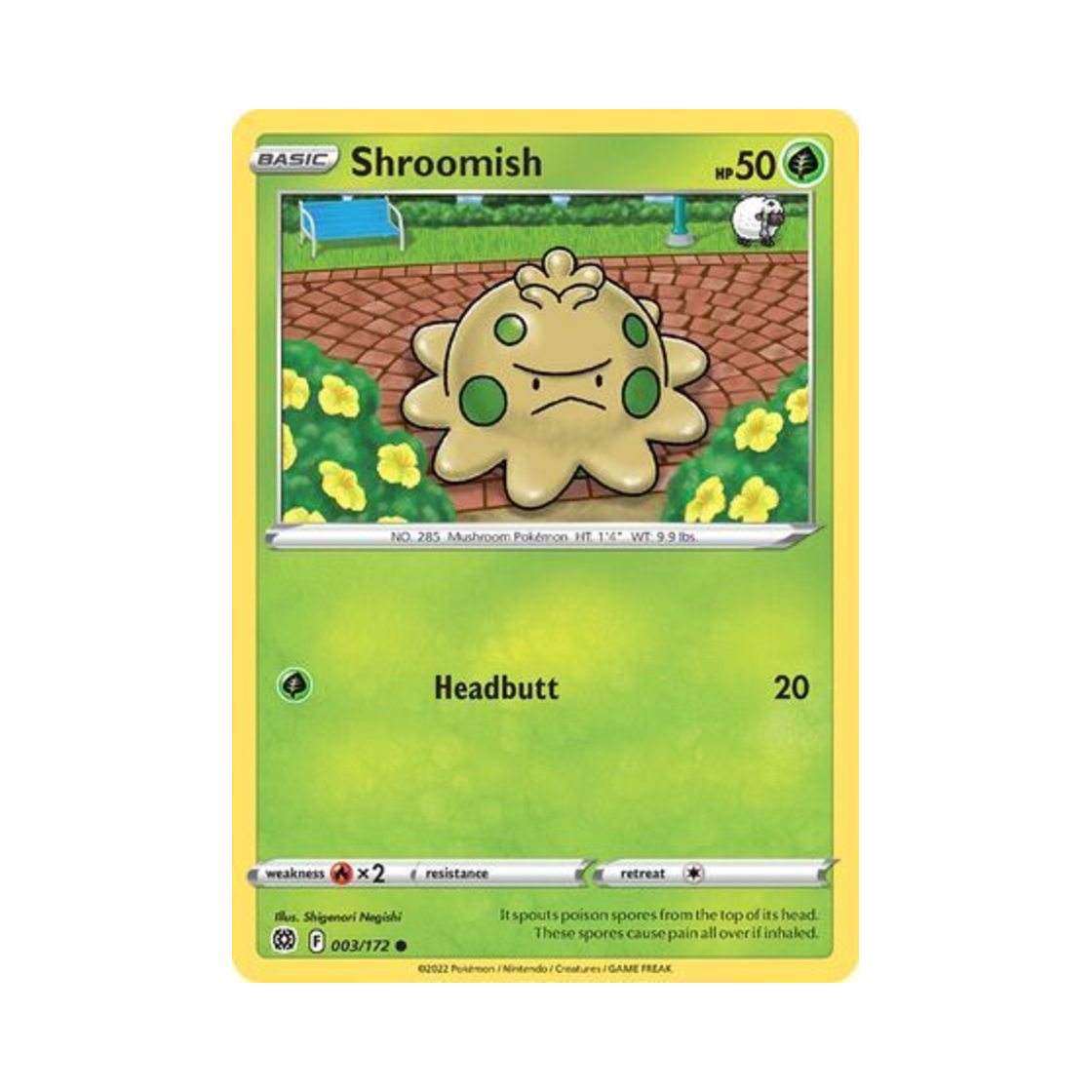 포켓몬 TCG 버섯꼬 C 브릴리언트 스타즈 (영문판)(Pokemon TCG Shroomish C Brilliant Stars (English Ver.)) - 1