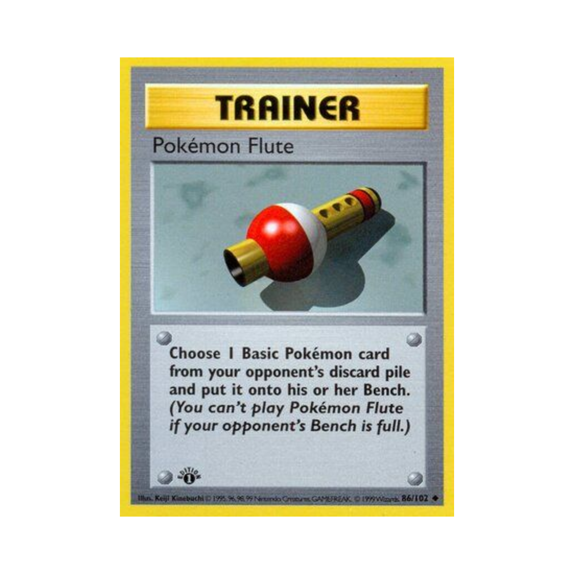 포켓몬 TCG 포켓몬 피리 U 베이스 세트 (영문판)(Pokemon TCG Pokemon Flute U Base Set (English Ver.)) - 1