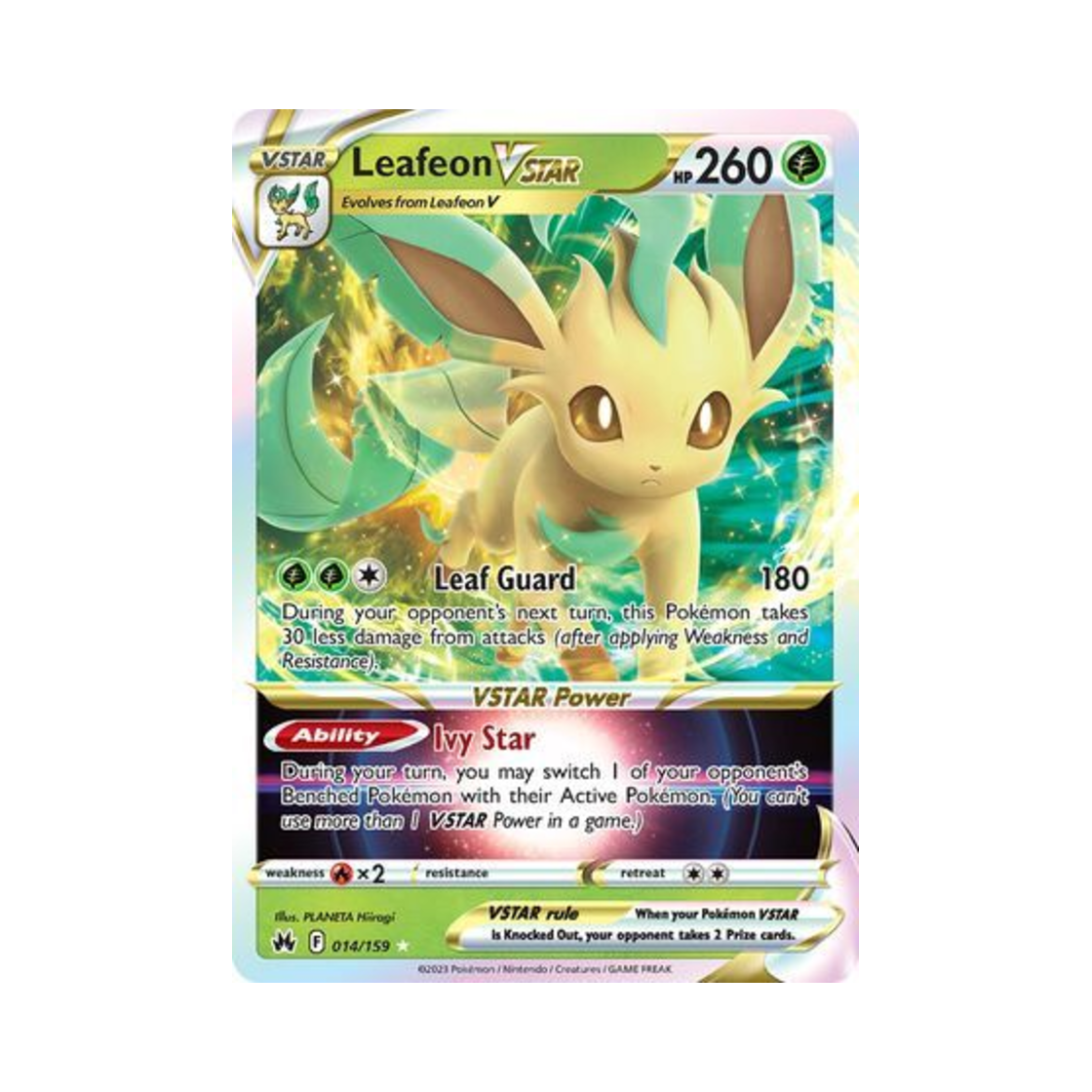 포켓몬 TCG 리피아 VSTAR R 크라운 제니스 (영문판)(Pokemon TCG Leafeon VSTAR R Crown Zenith (English Ver.)) - 1