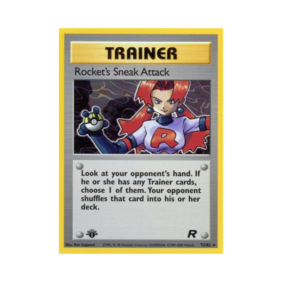 포켓몬 TCG 로켓단의 스닉어택 R 로켓단 (영문판)(Pokemon TCG Rocket's Sneak Attack R Team Rocket (English Ver.)) - 1