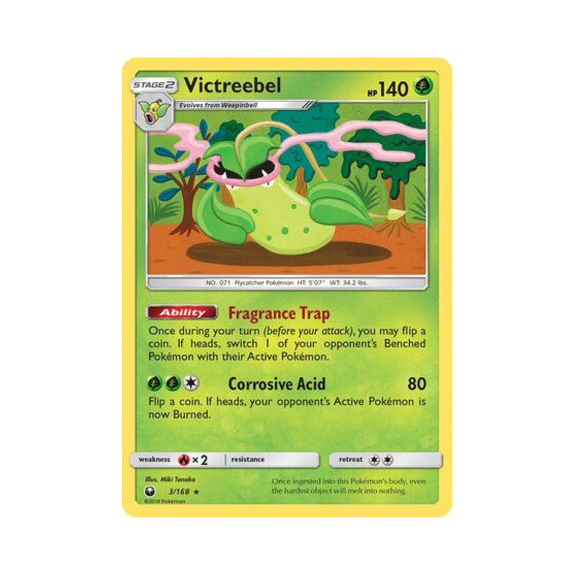 포켓몬 TCG 우츠보트 RH 셀레스티얼 스톰 (영문판)(Pokemon TCG Victreebel RH Celestial Storm (English Ver.)) - 1
