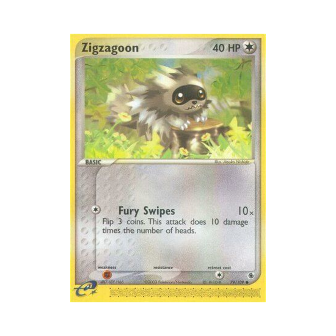 포켓몬 TCG 지그제구리 C EX 루비 & 사파이어 (영문판)(Pokemon TCG Zigzagoon C EX Ruby & Sapphire (English Ver.)) - 1