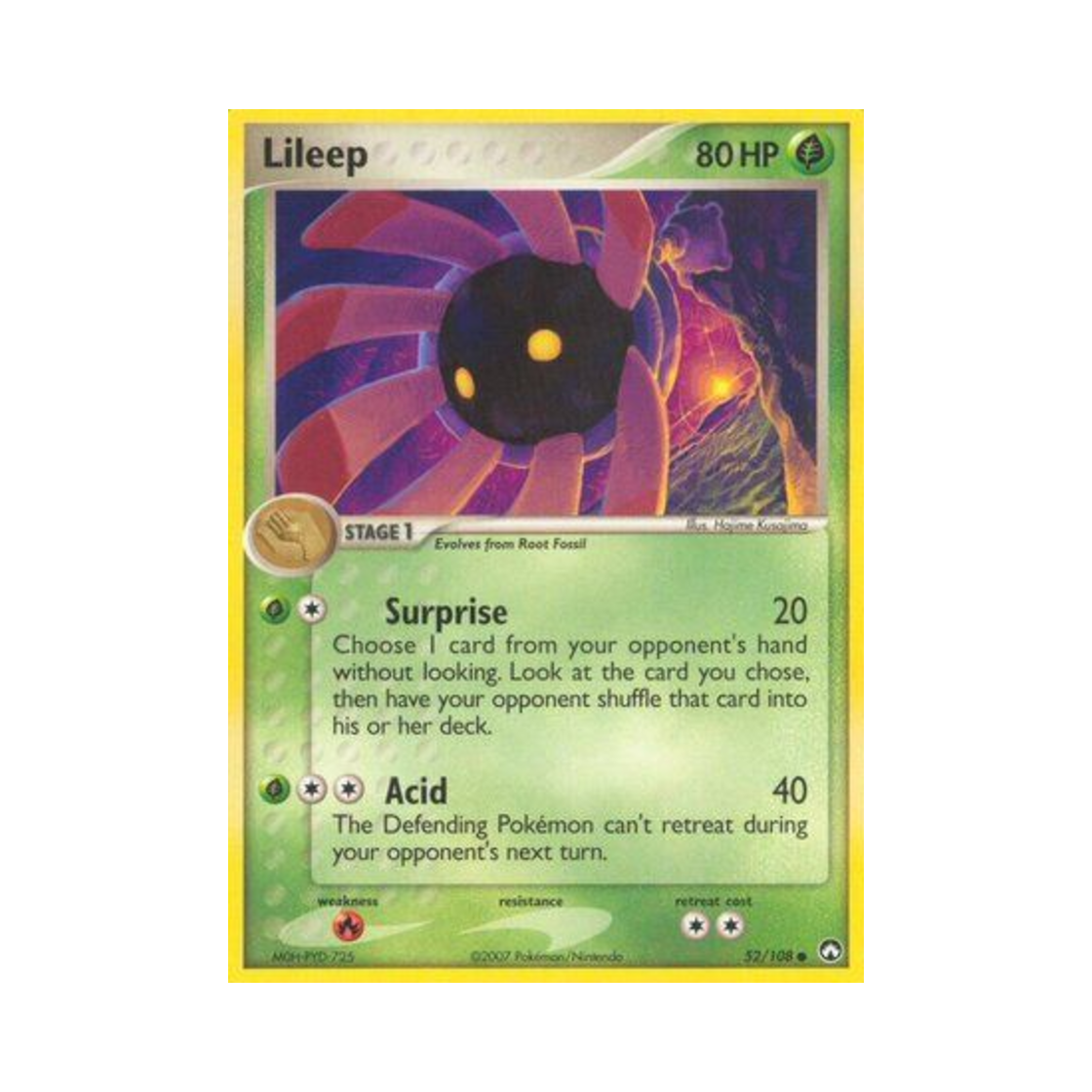 포켓몬 TCG 릴링 C EX 파워 키퍼스(영문판)(Pokemon TCG Lileep C EX Power Keepers (English Ver.)) - 1