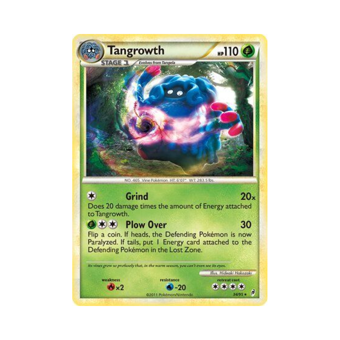 포켓몬 TCG 덩쿠림보 R 콜 오브 레전즈 (영문판)(Pokemon TCG Tangrowth R Call of Legends (English Ver.)) - 1