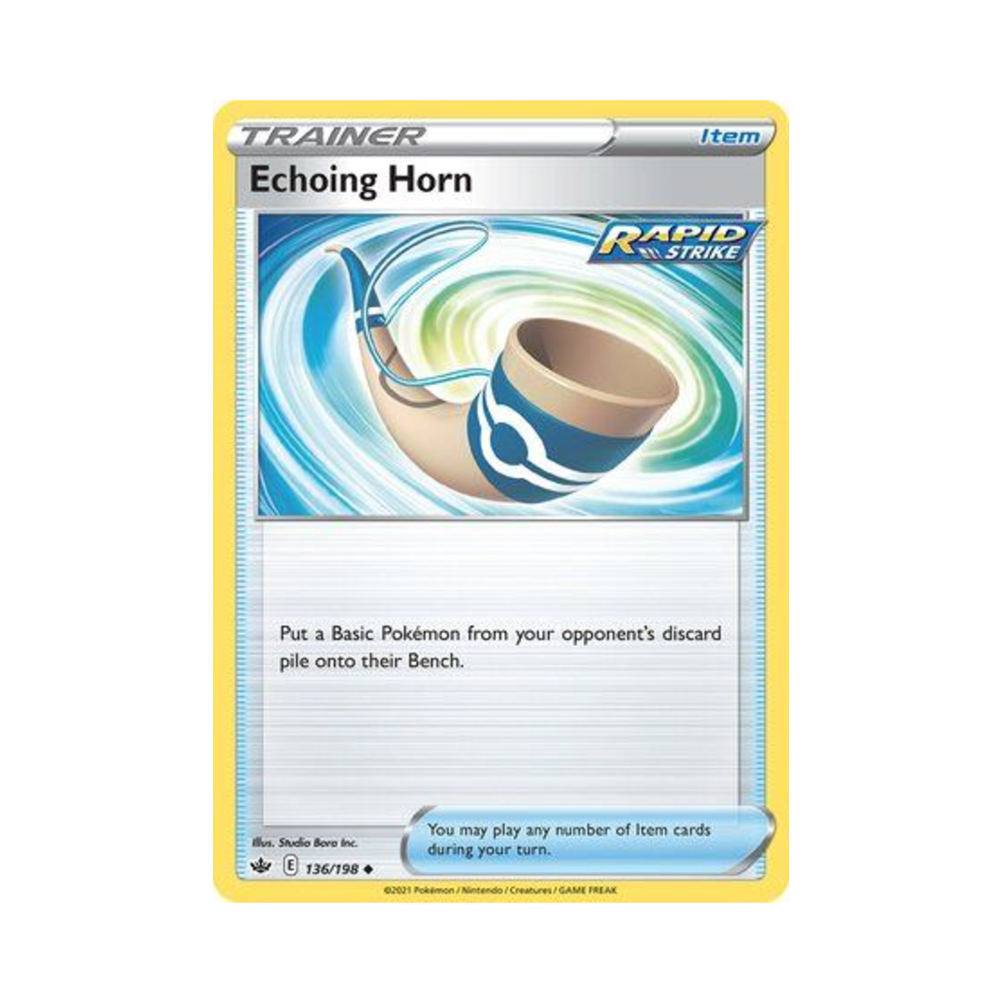 포켓몬 TCG 메아리호른 U 칠링 레인 (영문판)(Pokemon TCG Echoing Horn U Chilling Reign (English Ver.)) - 1
