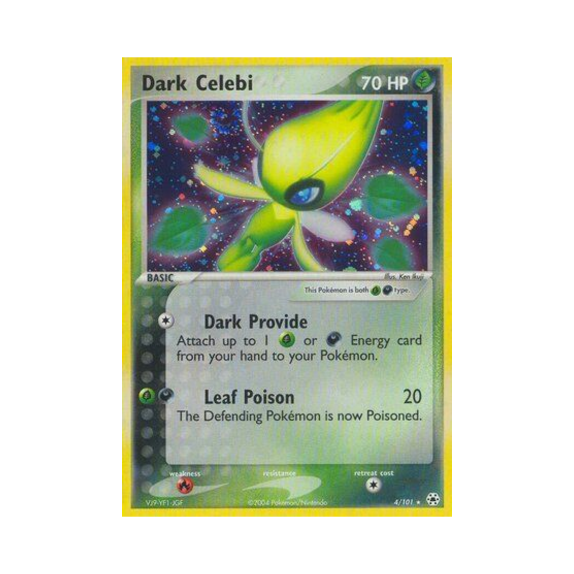 포켓몬 TCG 다크 세레비 RH EX 히든 레전드 (영문판)(Pokemon TCG Dark Celebi RH EX Hidden Legends (English Ver.)) - 1