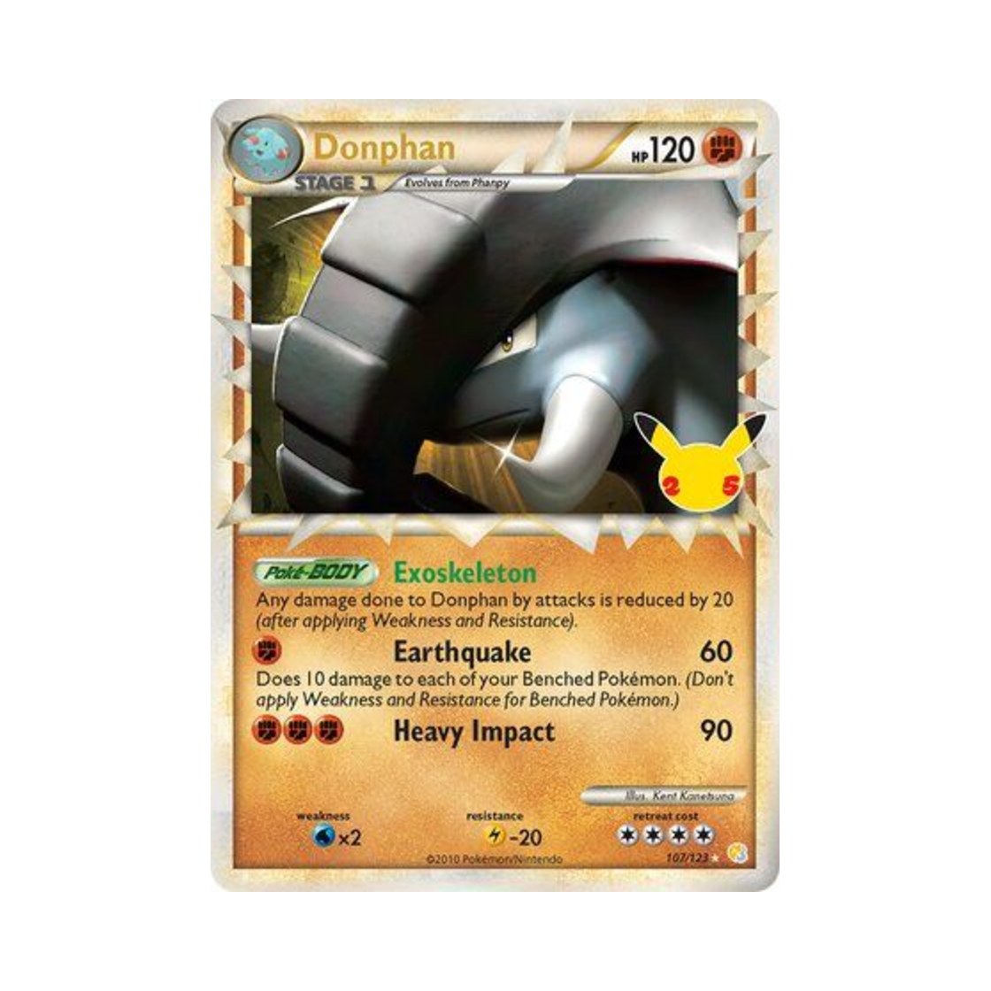 포켓몬 TCG 코리갑 RH 셀레브레이션즈 (영문판)(Pokemon TCG Donphan RH Celebrations (English Ver.))