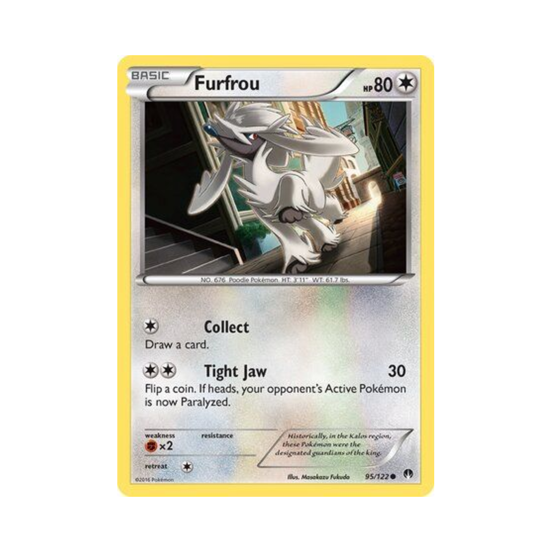 포켓몬 TCG 트리미앙 C 브레이크포인트 (영문판)(Pokemon TCG Furfrou C BREAKpoint (English Ver.))