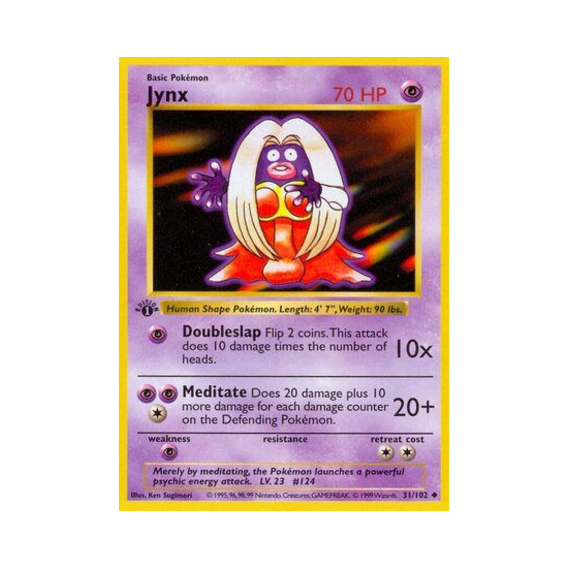 포켓몬 TCG 루주라 U 베이스 세트 (영문판)(Pokemon TCG Jynx U Base Set (English Ver.)) - 1