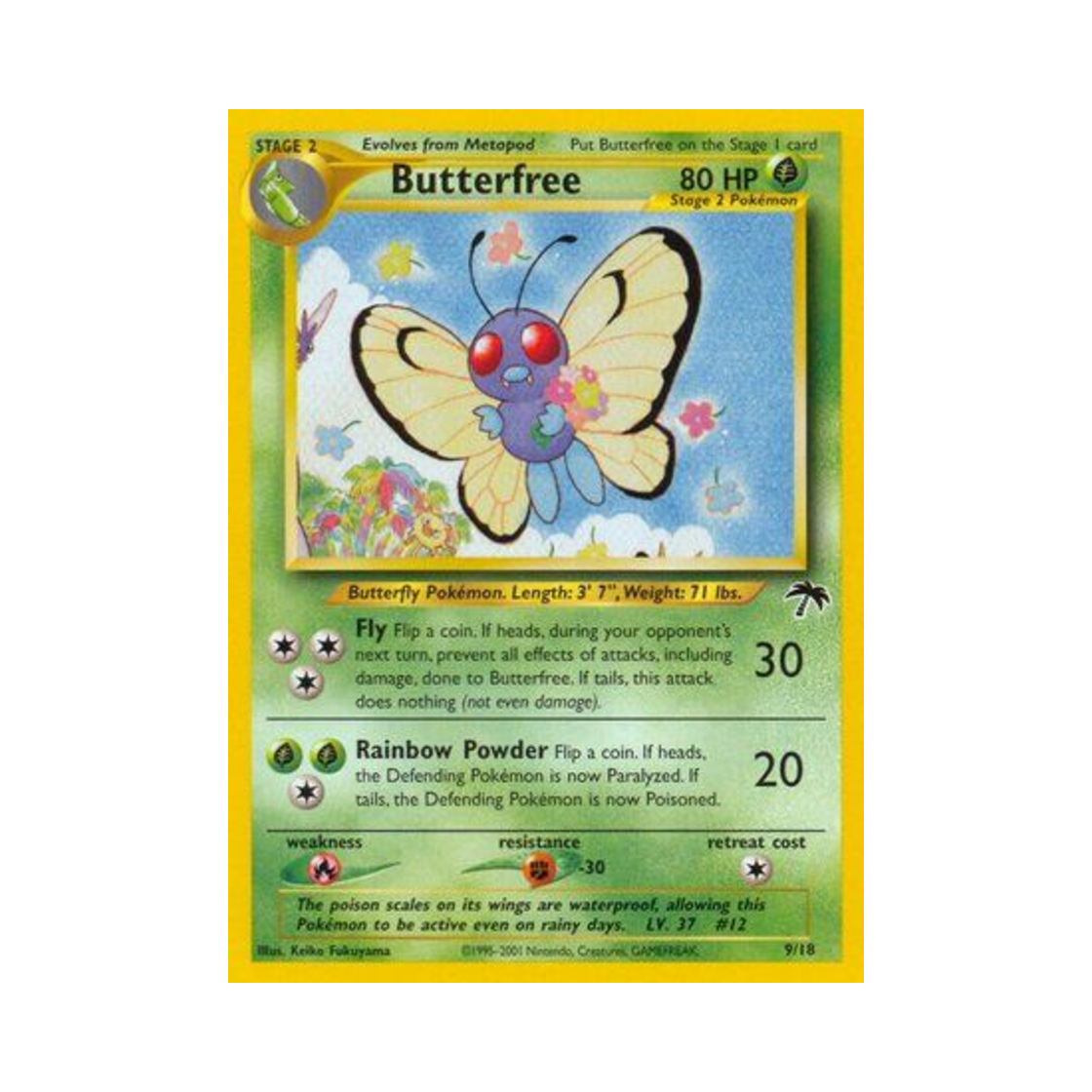 포켓몬 TCG 버터플 서던 아일랜드 (영문판)(Pokemon TCG Butterfree Southern Islands (English Ver.)) - 1