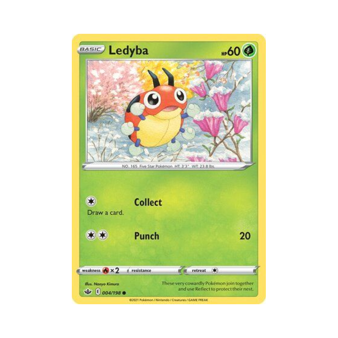포켓몬 TCG 레디바 C 칠링 레인 (영문판)(Pokemon TCG Ledyba C Chilling Reign (English Ver.)) - 1