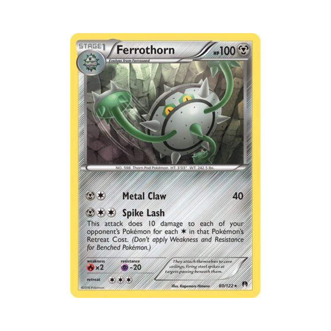 포켓몬 TCG 너트령 R 브레이크포인트 (영문판)(Pokemon TCG Ferrothorn R BREAKpoint (English Ver.)) - 1