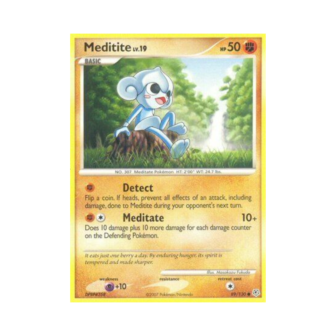 포켓몬 TCG 요가랑 C 다이아몬드 & 펄 (영문판)(Pokemon TCG Meditite C Diamond & Pearl (English Ver.)) - 1