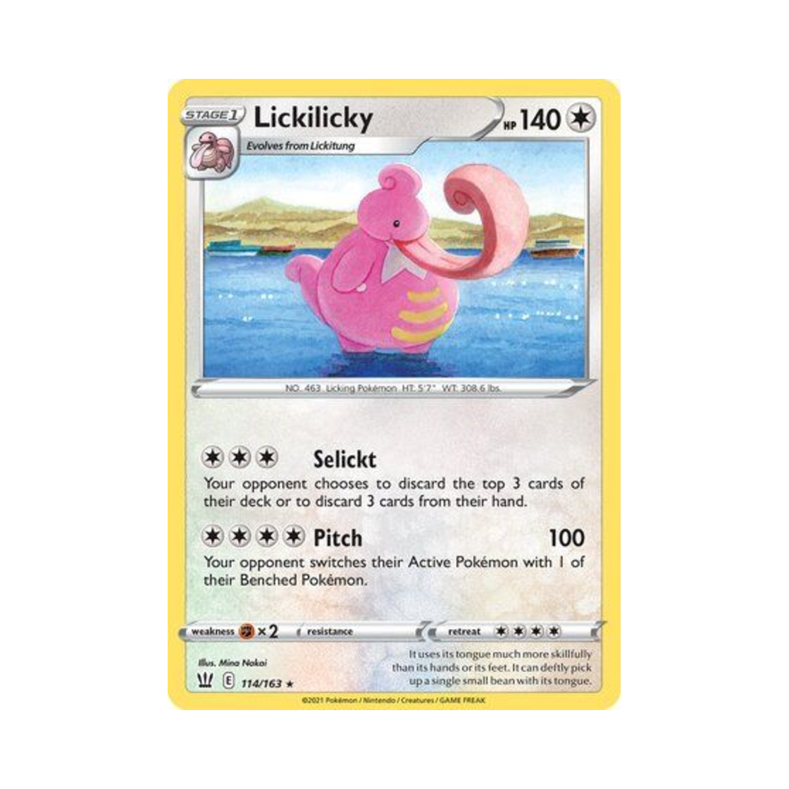 포켓몬 TCG 내룸벨트 R 배틀 스타일즈 (영문판)(Pokemon TCG Lickilicky R Battle Styles (English Ver.)) - 1