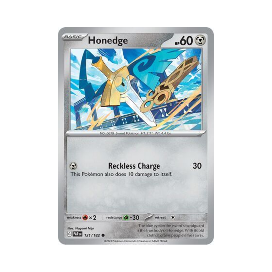 포켓몬 TCG 단칼빙 C 파라독스 리프트 (영문판)(Pokemon TCG Honedge C Paradox Rift (English Ver.)) - 1