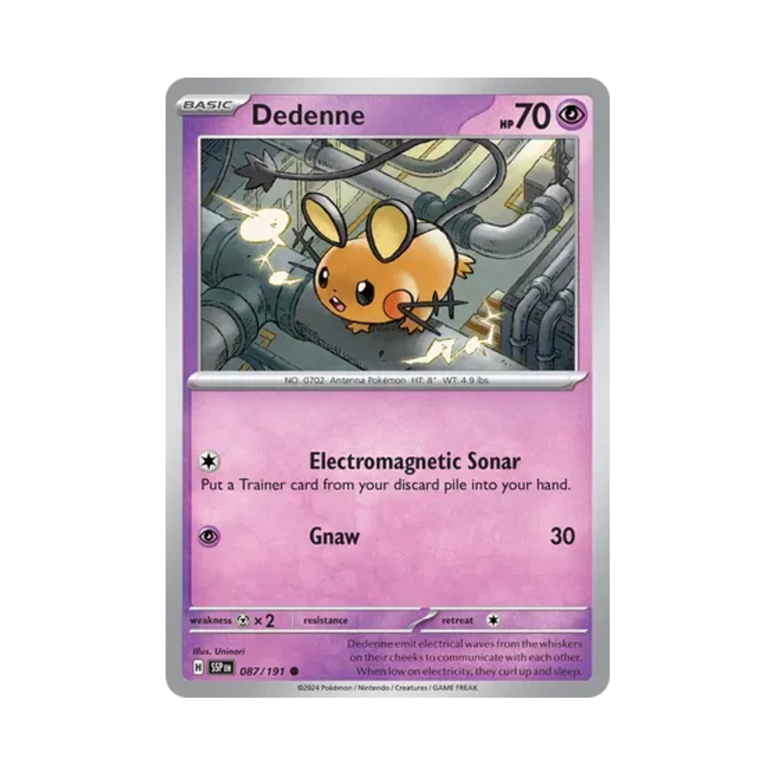 포켓몬 TCG 데덴네 C 서징 스파크 (영문판)(Pokemon TCG Dedenne C Surging Sparks (English Ver.)) - 1