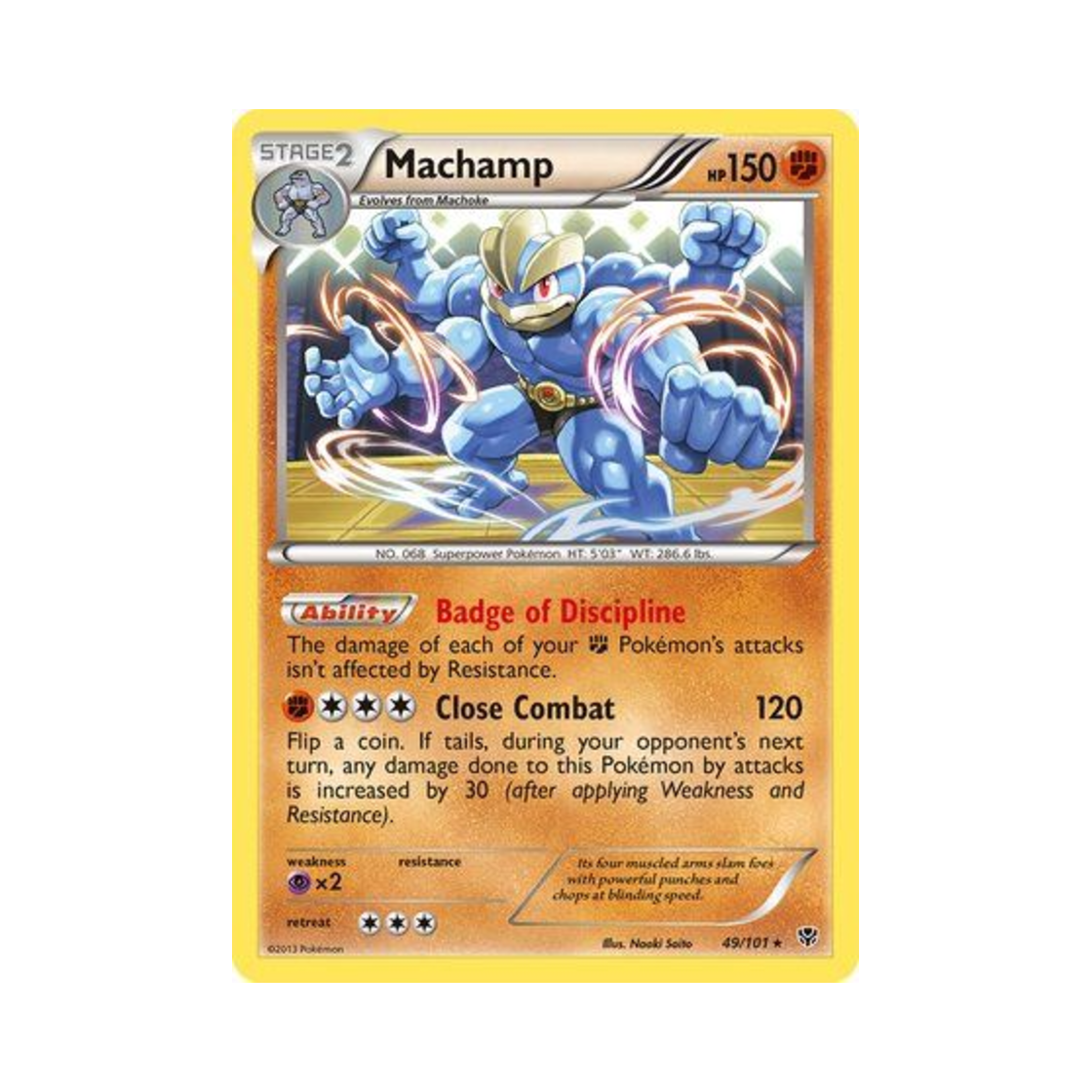 포켓몬 TCG 괴력몬 RH 플라스마 블라스트 (영문판)(Pokemon TCG Machamp RH Plasma Blast (English Ver.))