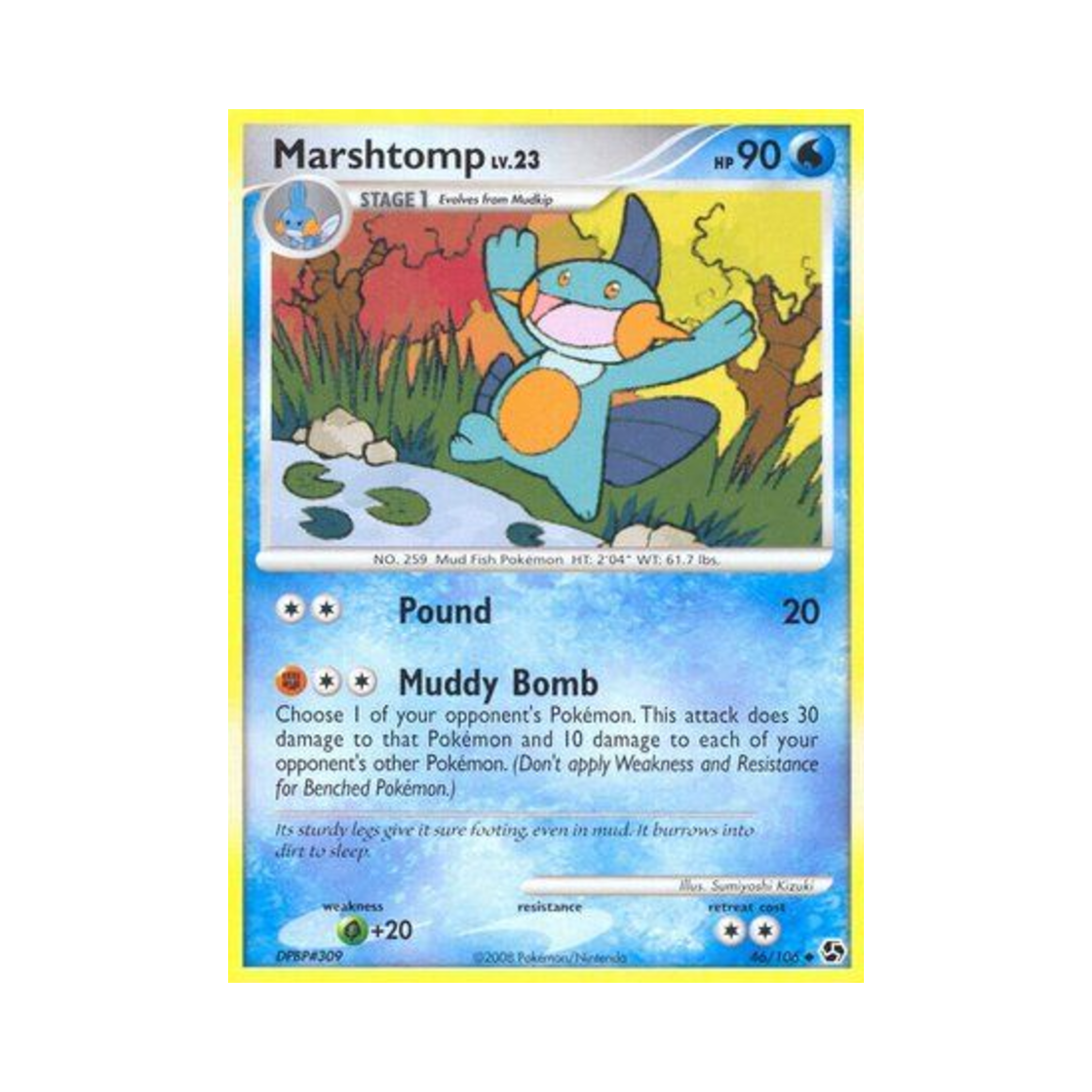 포켓몬 TCG 늪짱이 U 그레이트 인카운터스 (영문판)(Pokemon TCG Marshtomp U Great Encounters (English Ver.)) - 1