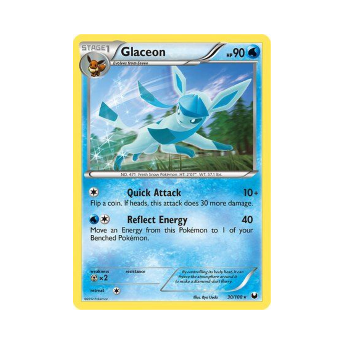 포켓몬 TCG 글레이시아 R 다크 익스플로러스 (영문판)(Pokemon TCG Glaceon R Dark Explorers (English Ver.)) - 1