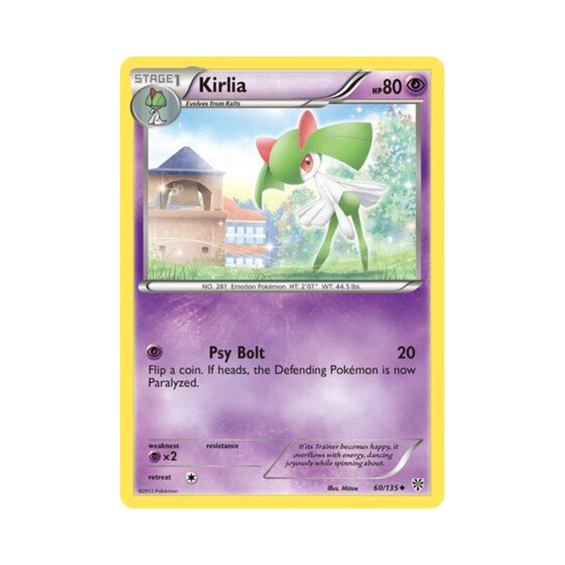 포켓몬 TCG 킬리아 U 플라스마 스톰 (영문판)(Pokemon TCG Kirlia U Plasma Storm (English Ver.)) - 1