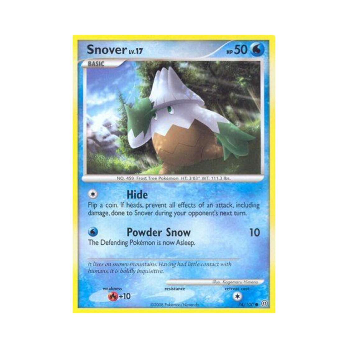 포켓몬 TCG 눈쓰개 C 스톰프론트 (영문판)(Pokemon TCG Snover C Stormfront (English Ver.))