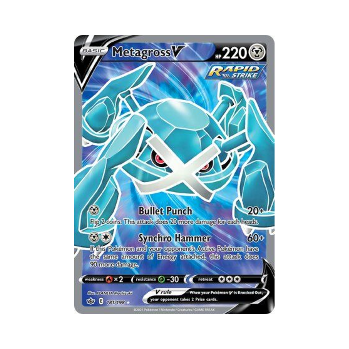 포켓몬 TCG 메타그로스 V RU 칠링 레인 (영문판)(Pokemon TCG Metagross V RU Chilling Reign (English Ver.)) - 1