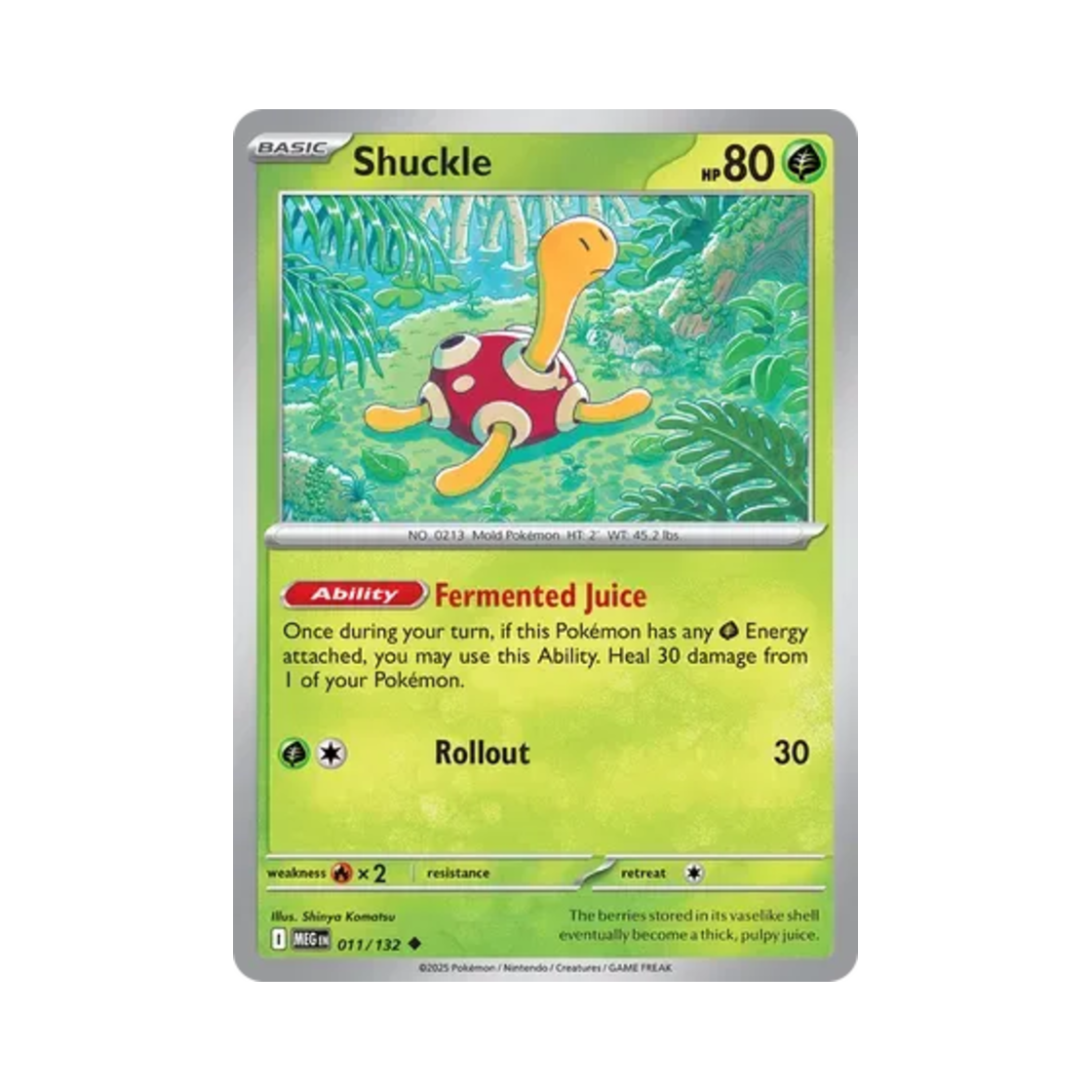 포켓몬 TCG 단단지 U 메가 에볼루션 (영문판)(Pokemon TCG Shuckle U Mega Evolution (English Ver.)) - 1