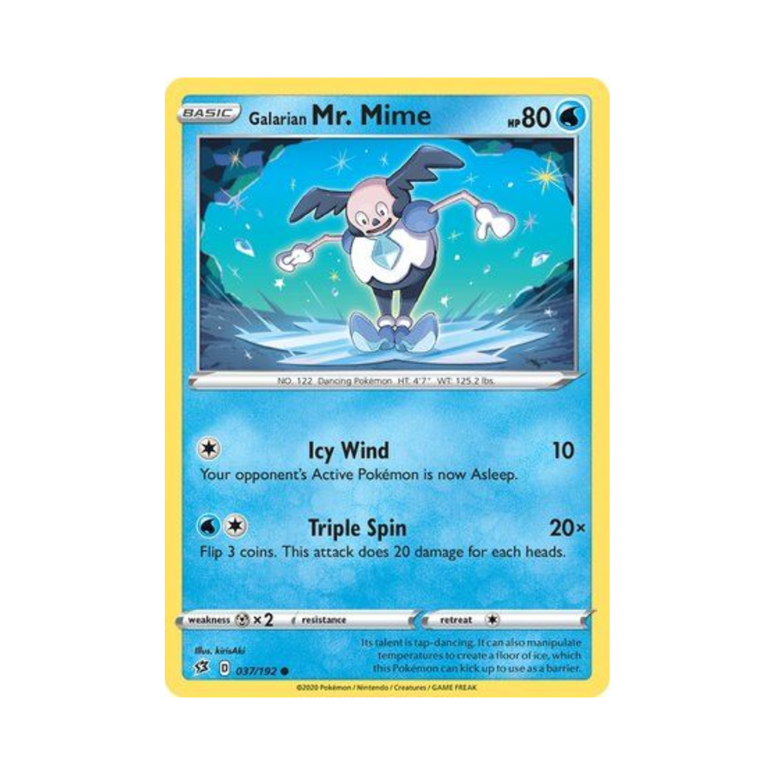 포켓몬 TCG 가라르 마임맨 C 레벌 크래시 (영문판)(Pokemon TCG Galarian Mr. Mime C Rebel Clash (English Ver.)) - 1
