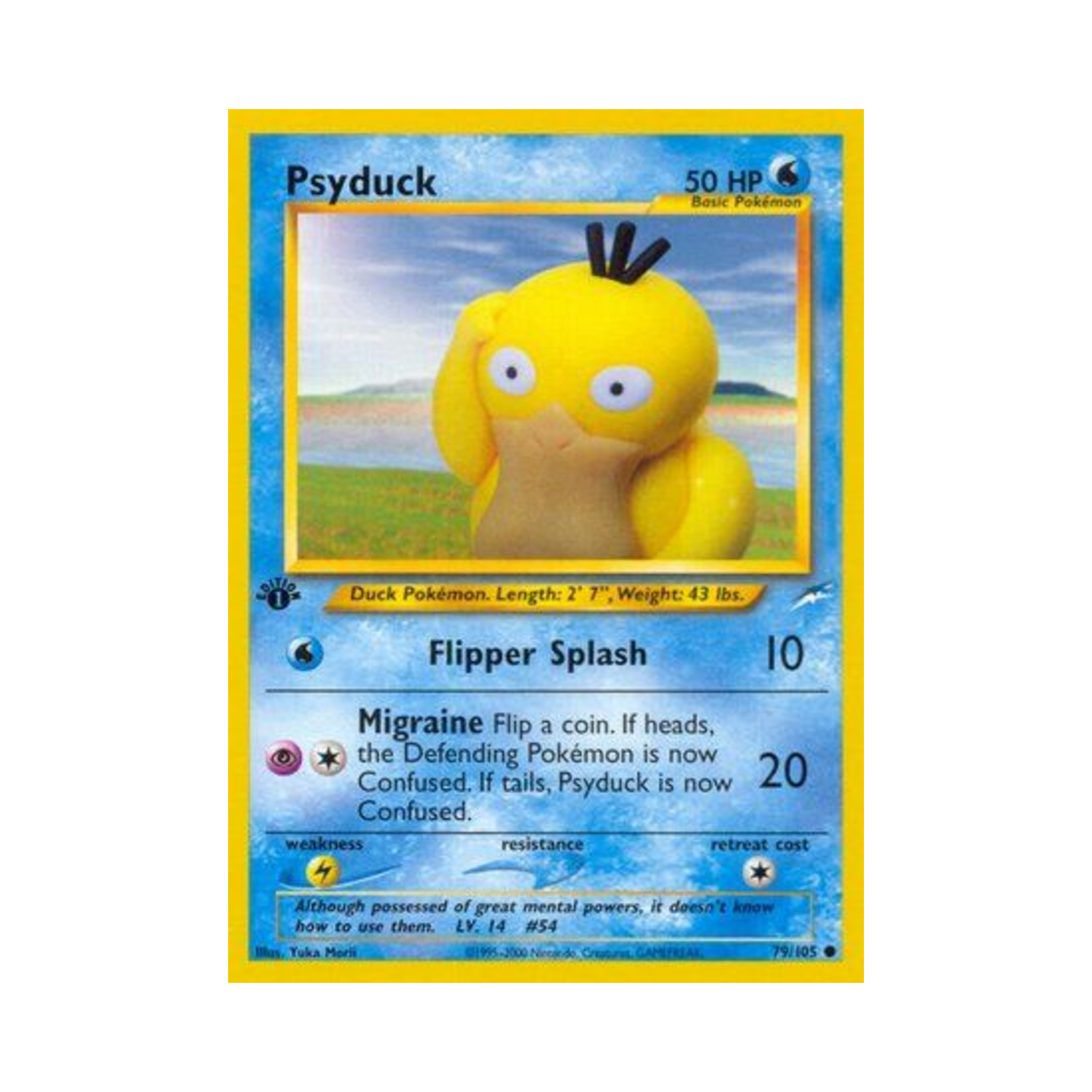 포켓몬 TCG 고라파덕 C 네오 데스티니 (영문판)(Pokemon TCG Psyduck C Neo Destiny (English Ver.)) - 1