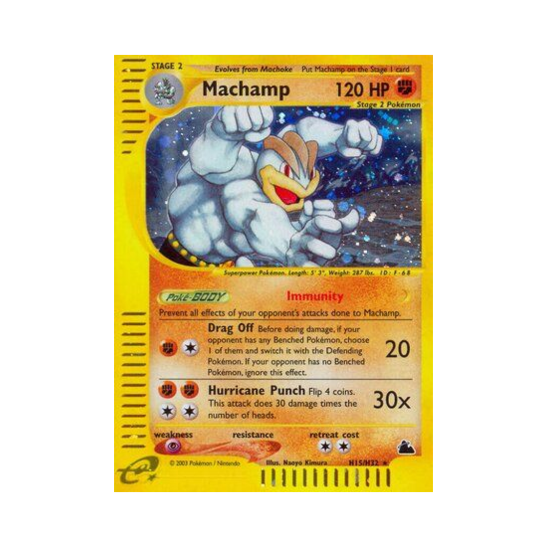 포켓몬 TCG 괴력몬 RH 스카이리지 (영문판)(Pokemon TCG Machamp RH Skyridge (English Ver.))