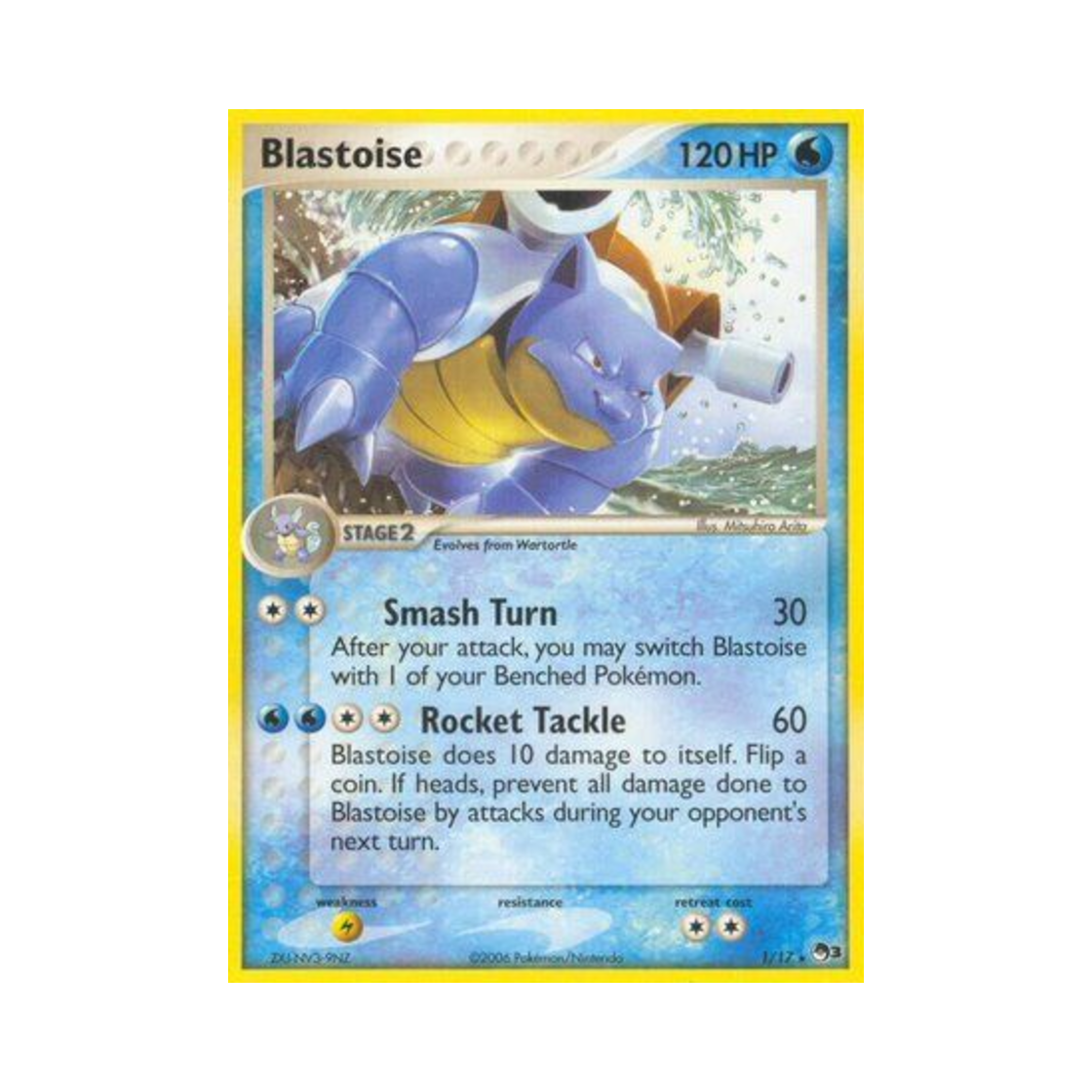 포켓몬 TCG 거북왕 R 팝 시리즈 3 (영문판)(Pokemon TCG Blastoise R POP Series 3 (English Ver.)) - 1