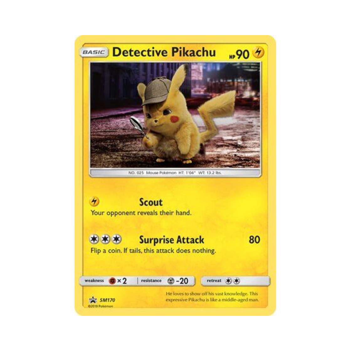 포켓몬 TCG 명탐정 피카츄 P 썬 & 문 프로모카드 (영문판)(Pokemon TCG Detective Pikachu P Sun & Moon Promos (English Ver.)) - 1