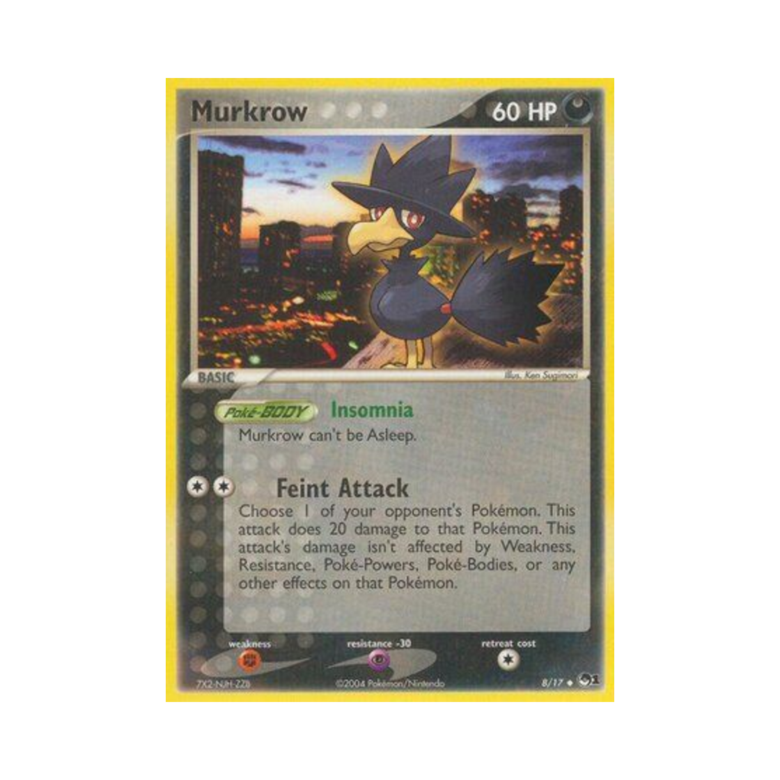 포켓몬 TCG 니로우 U 팝 시리즈 1 (영문판)(Pokemon TCG Murkrow U POP Series 1 (English Ver.))