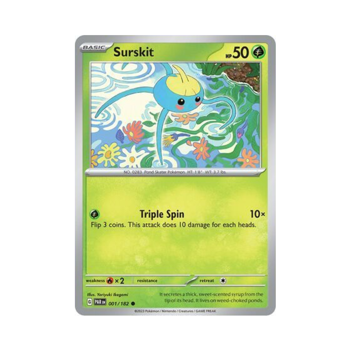 포켓몬 TCG 비구술 C 파라독스 리프트 (영문판)(Pokemon TCG Surskit C Paradox Rift (English Ver.)) - 1