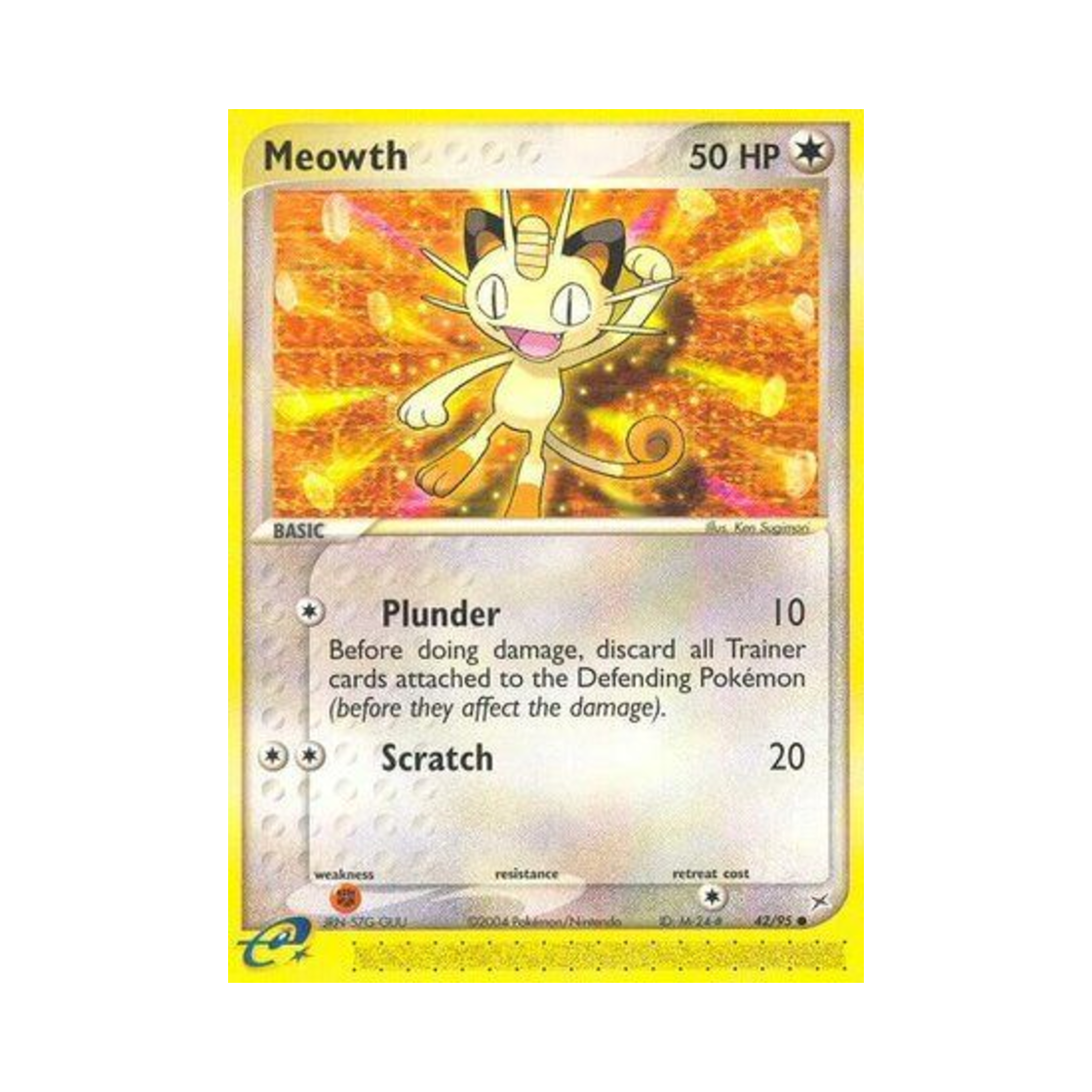 포켓몬 TCG 나옹 C EX 마그마단 vs 아쿠아단 (영문판)(Pokemon TCG Meowth C EX Team Magma vs Team Aqua (English Ver.)) - 1